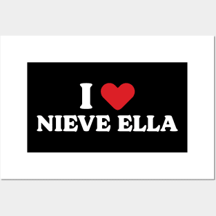 I Heart Nieve Ella Posters and Art